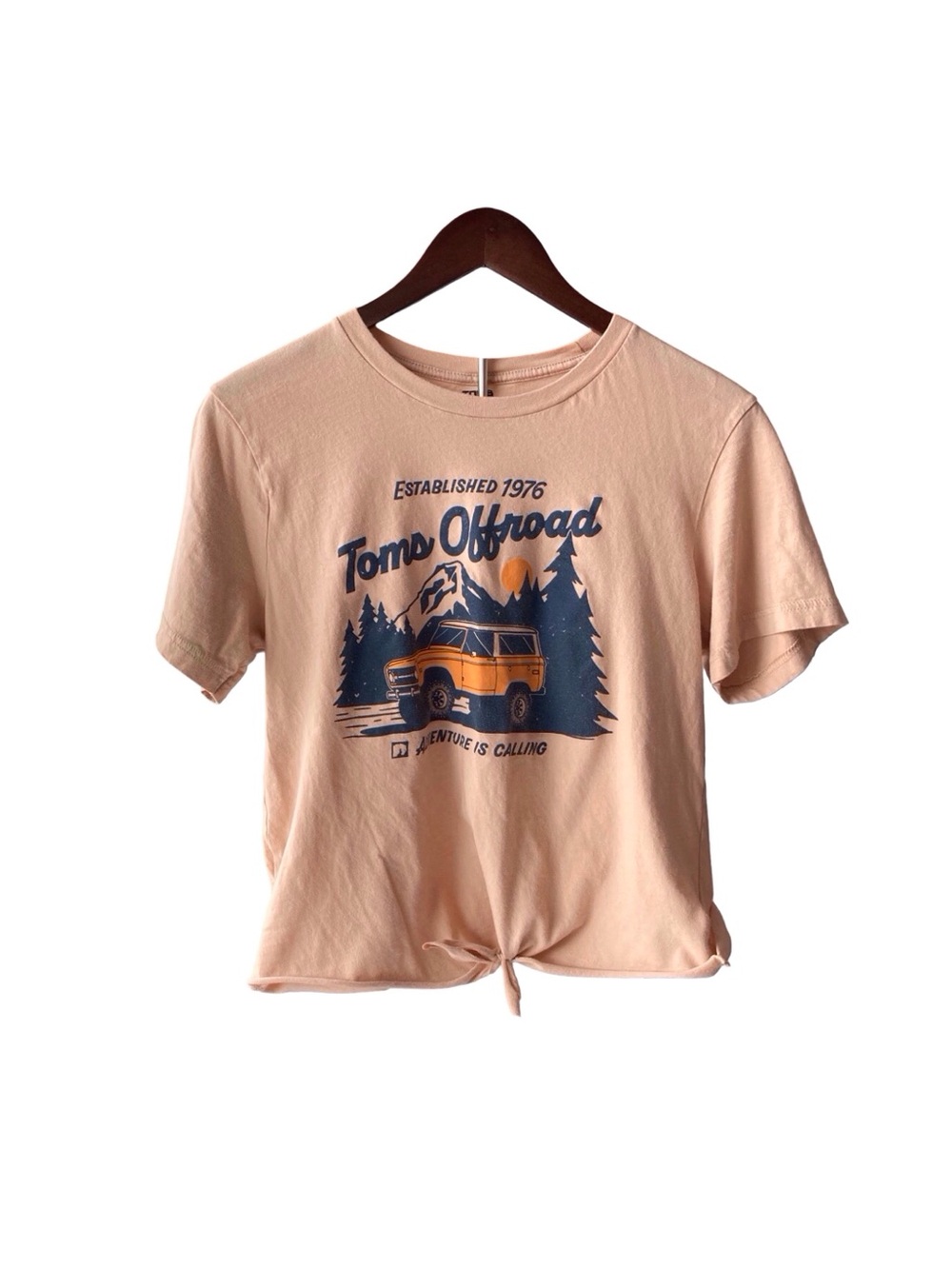 Toms Offroad Established 1976 Adventure Graphic Tee | Tan/beige | Size M